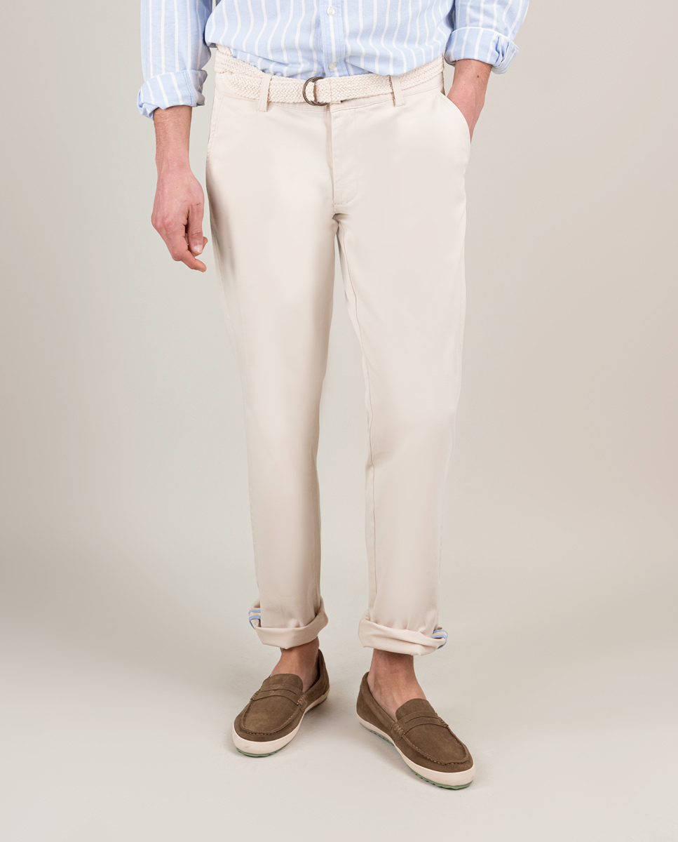 Beige Summer Chinos