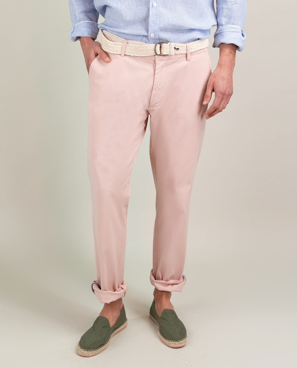 Pantalón Chino Verano Rosa