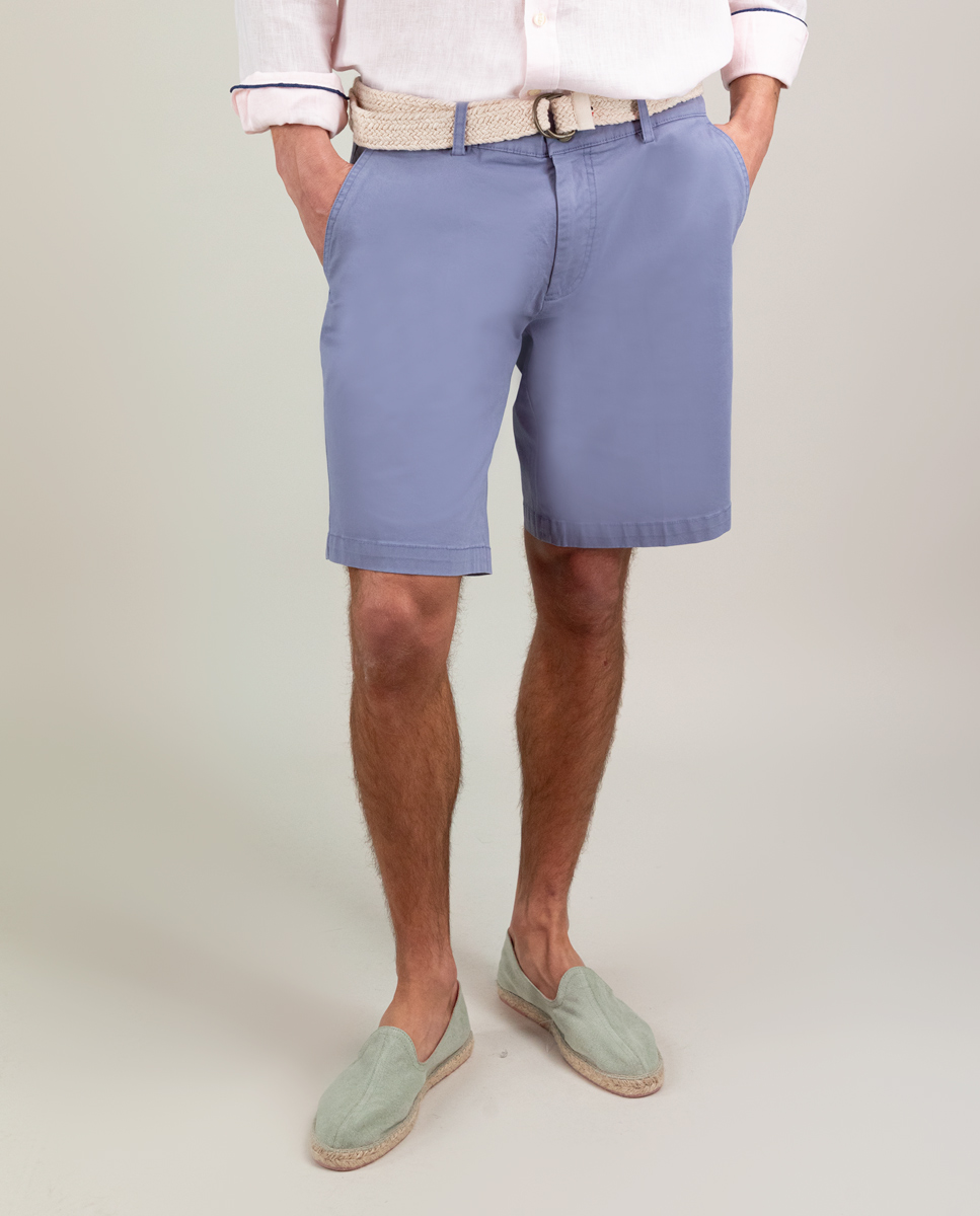 Basic Lilac Bermuda Shorts