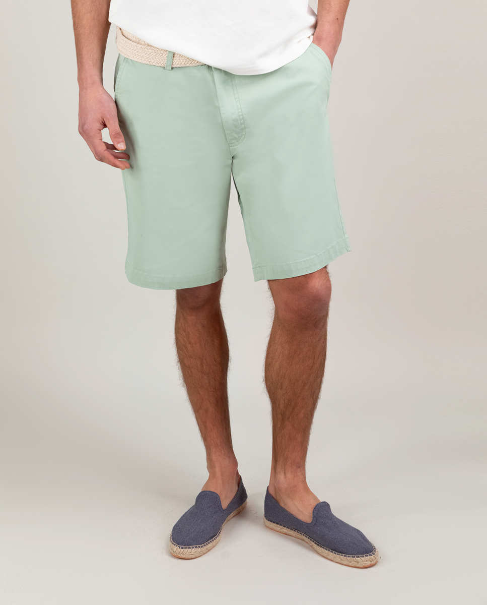 Basic Green Bermuda Shorts