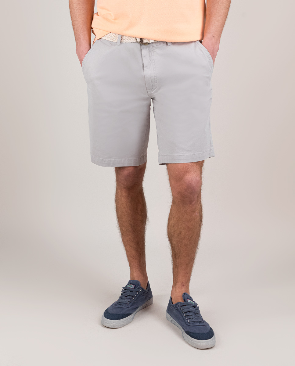Basic Grey Bermuda Shorts