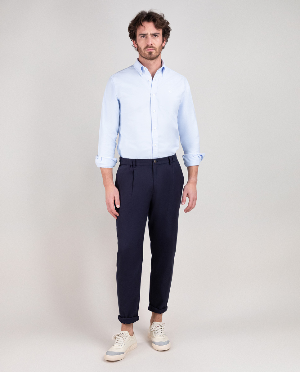 Navy Panama Trouser Separate