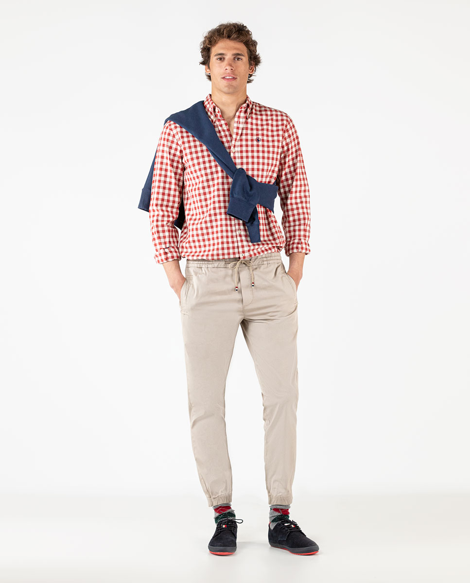 Stone Drawstring Joggers