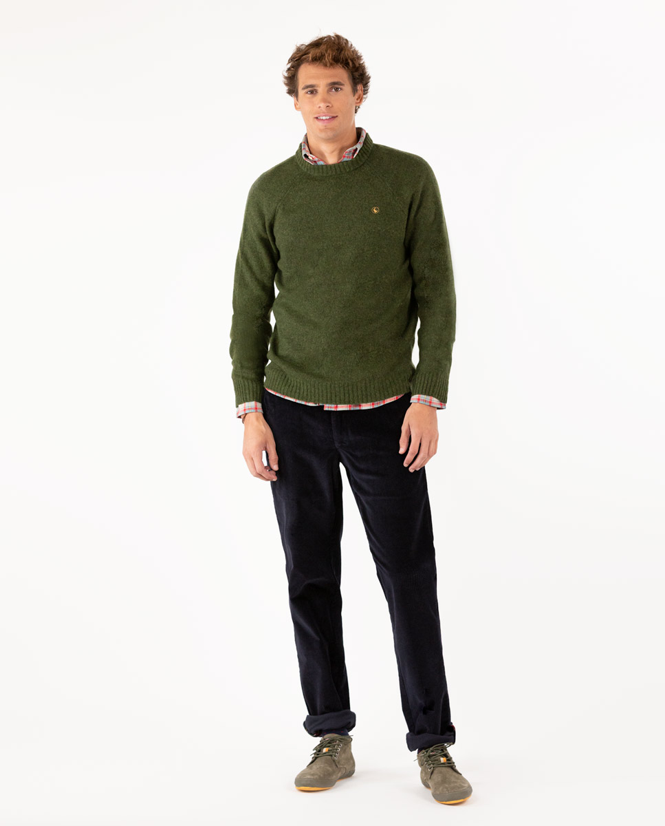 Navy Corduroy Chinos