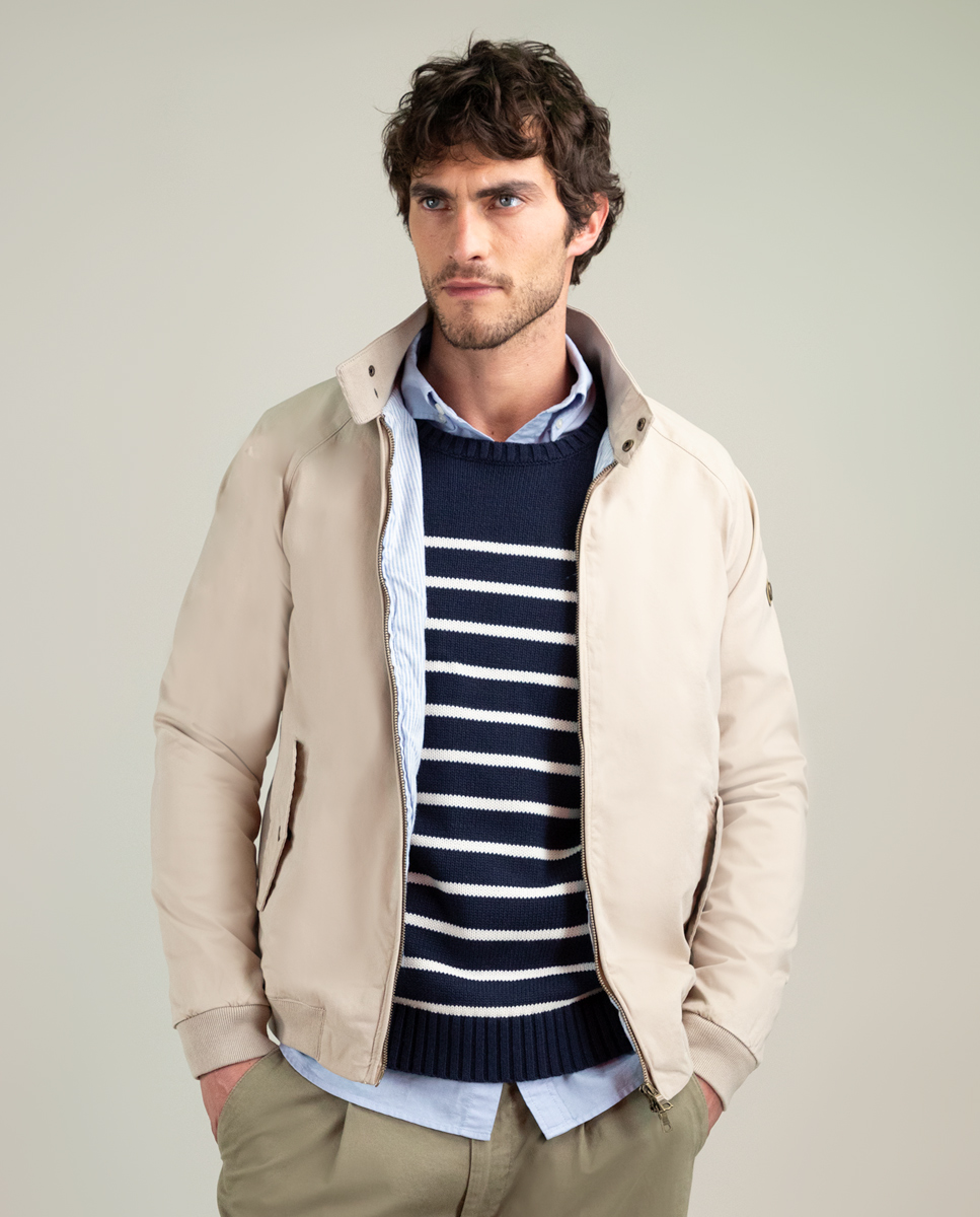 Casaco Harrintong Bege