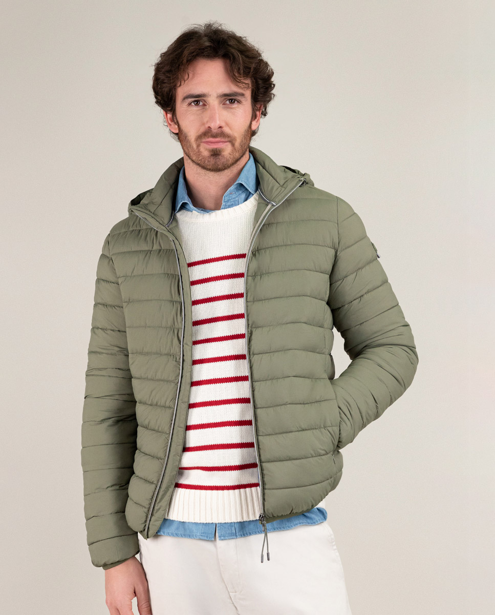 Basic Quilted Green Jacket