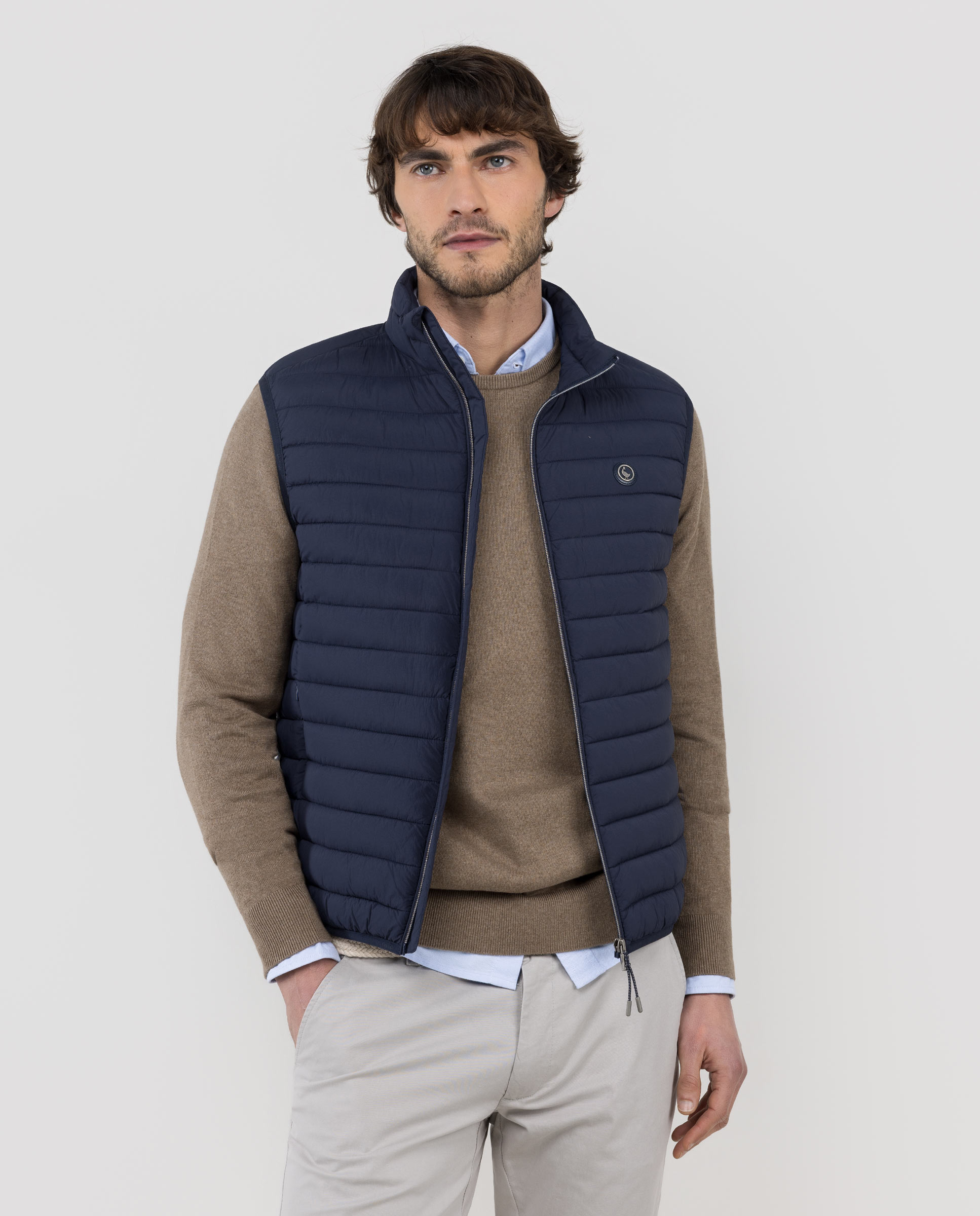 Basic Padded Navy Vest