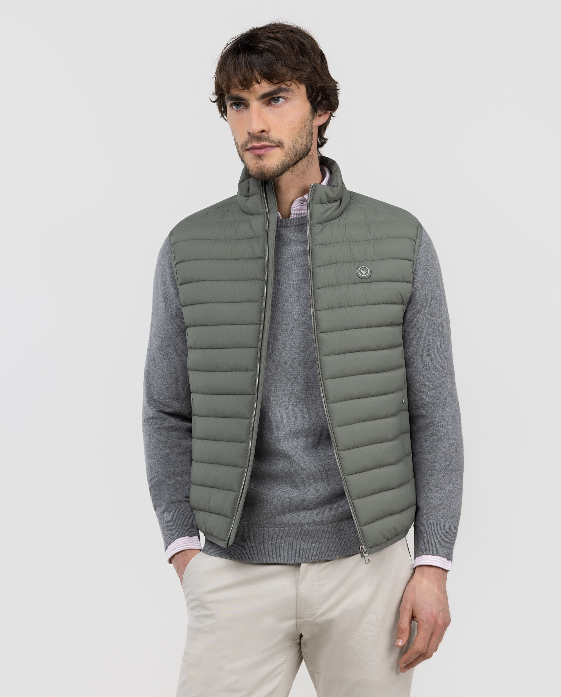 Basic Padded Green Vest