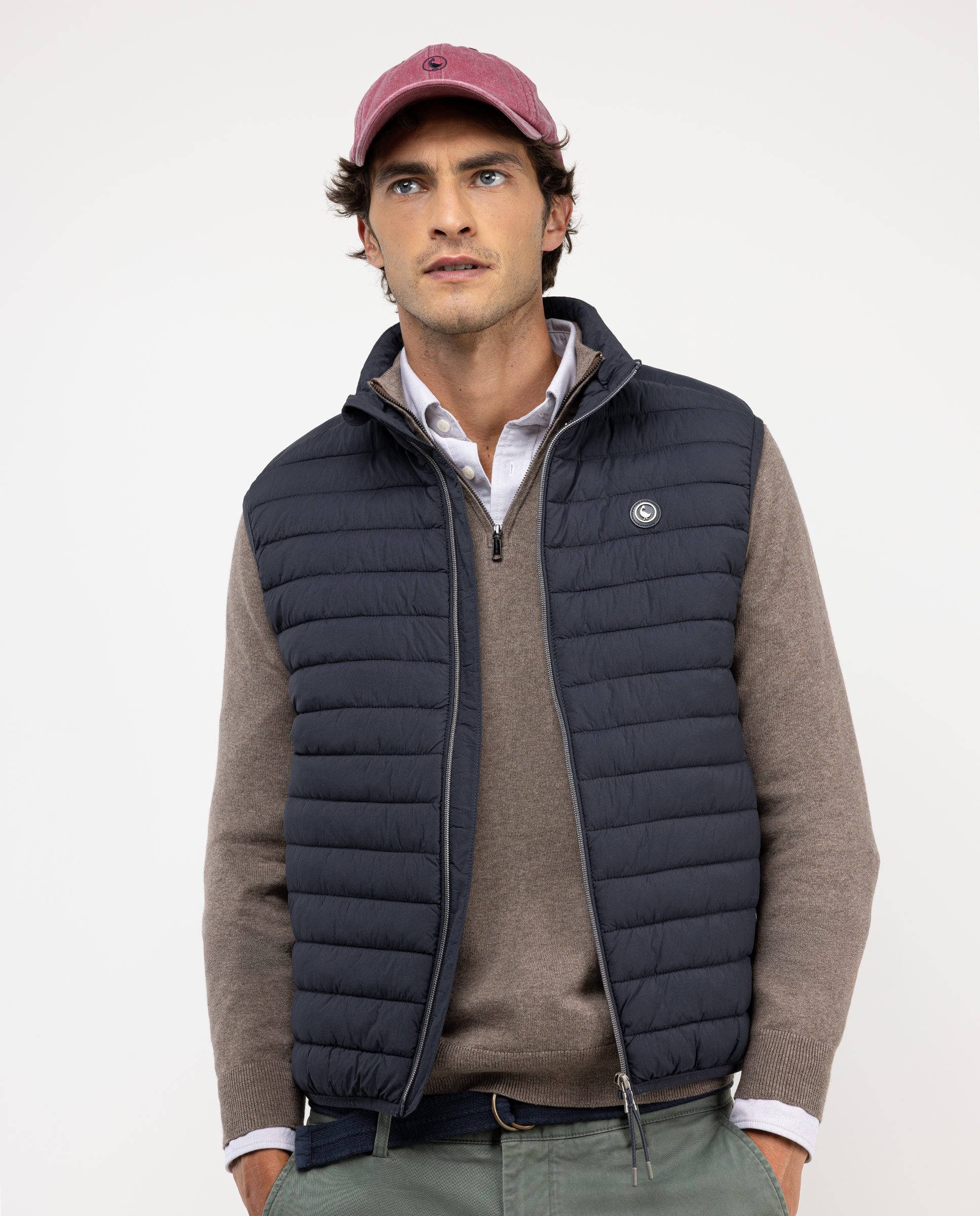 Basic Quilted Grey Vest