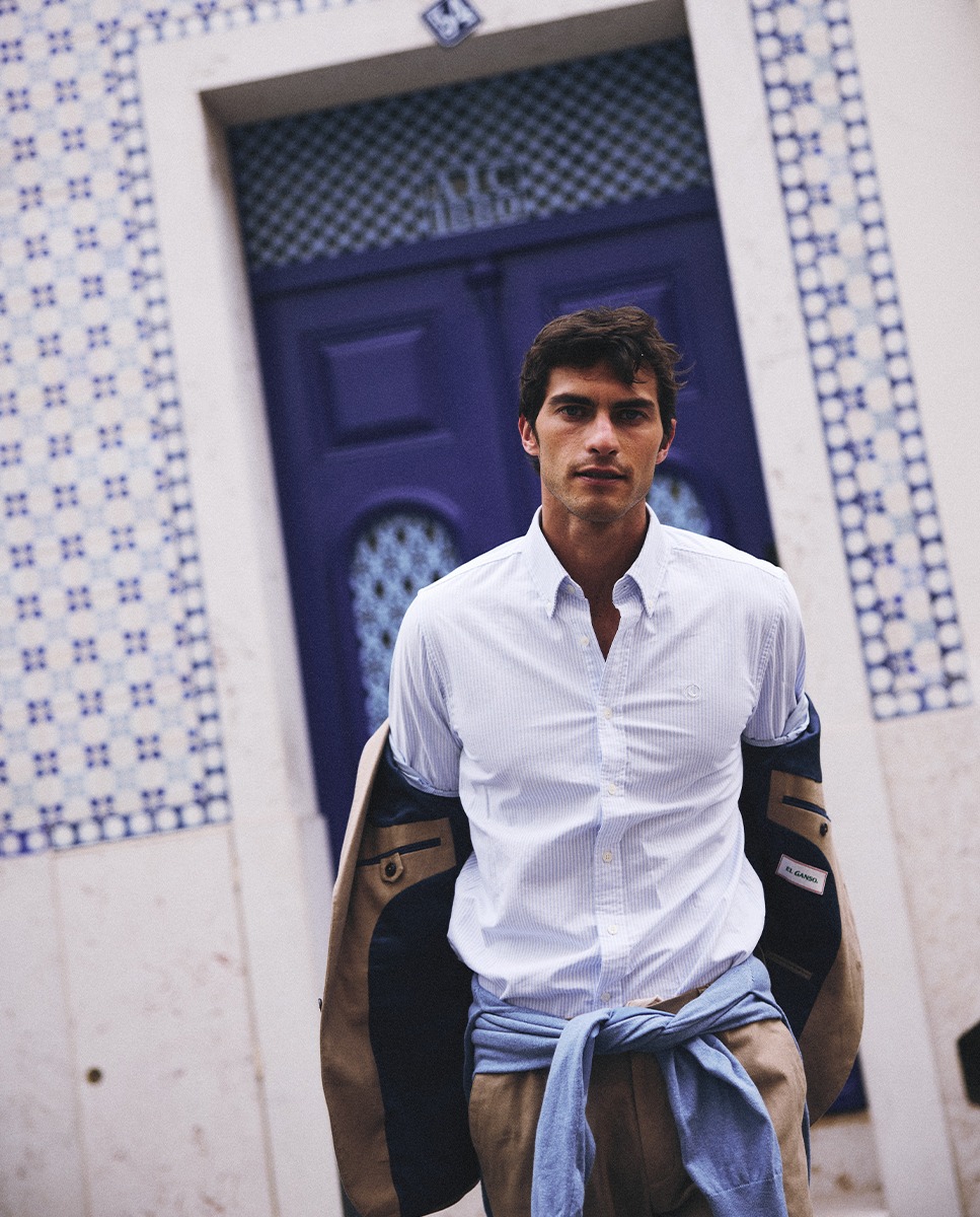 Camisa Oxford Azul Claro Yale