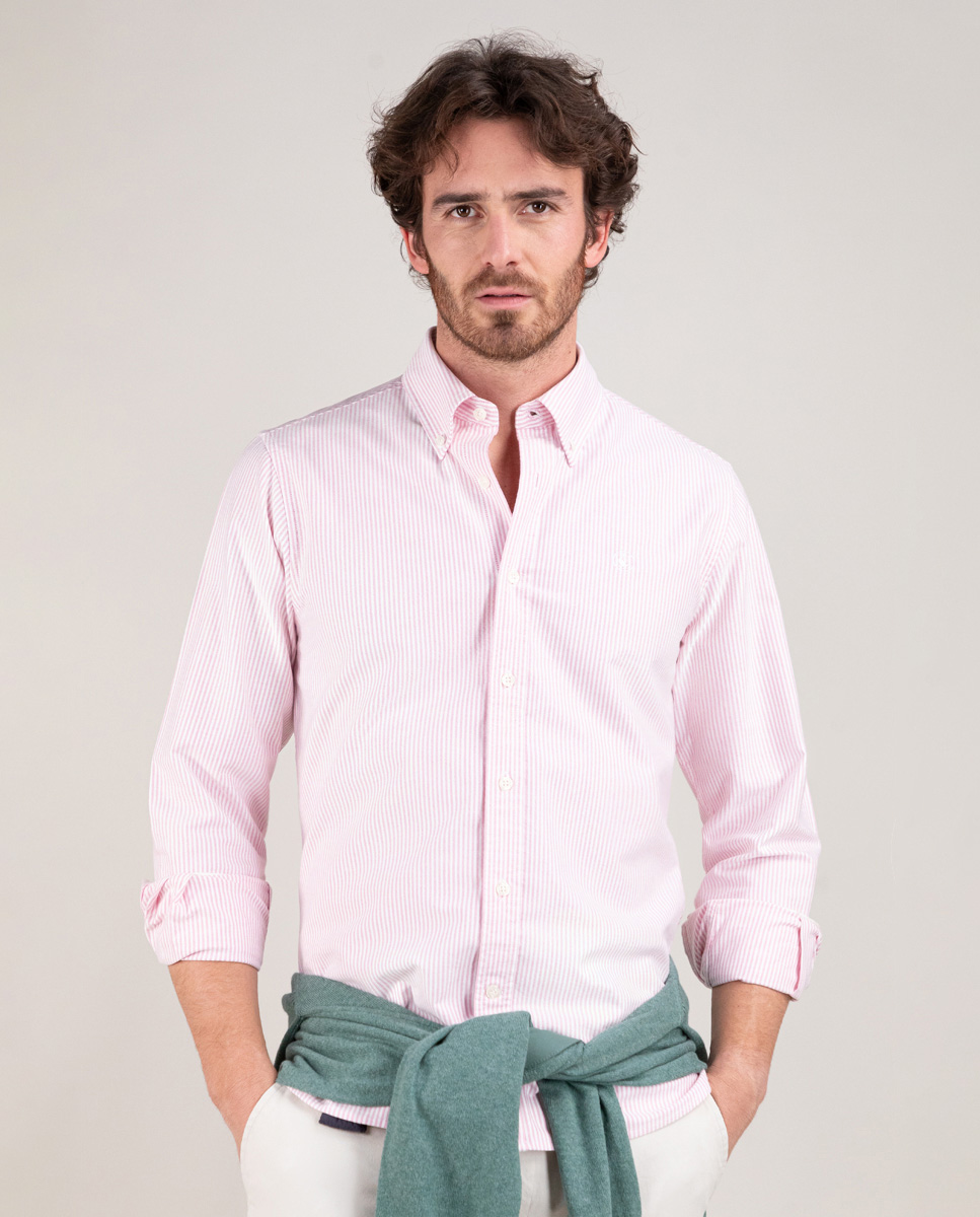 Camisa Oxford Vermelha Yale