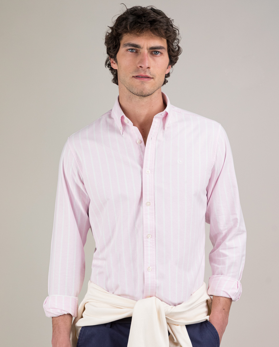 Camisa Oxford Butcher Rosa