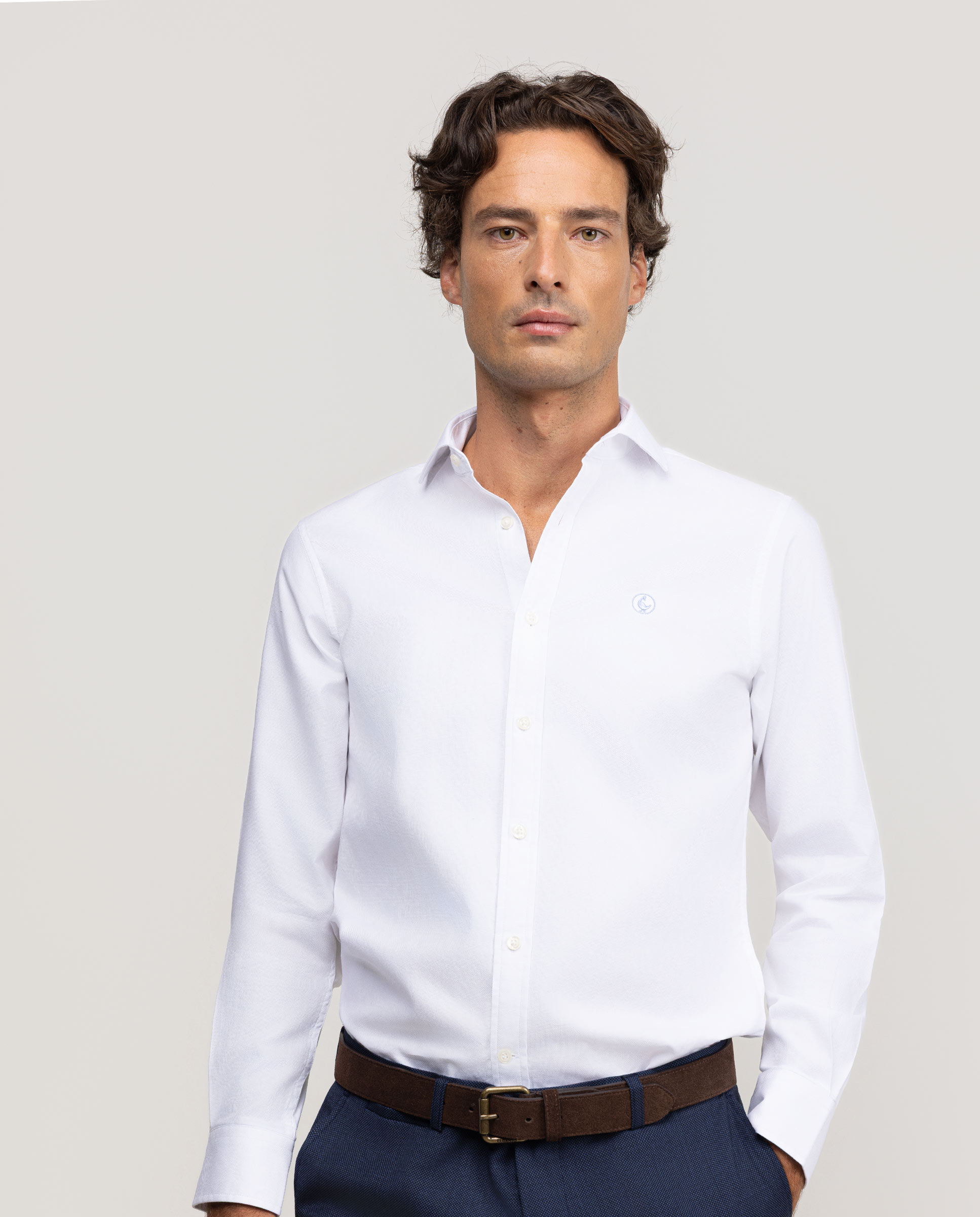 White Royal Oxford Dress Shirt