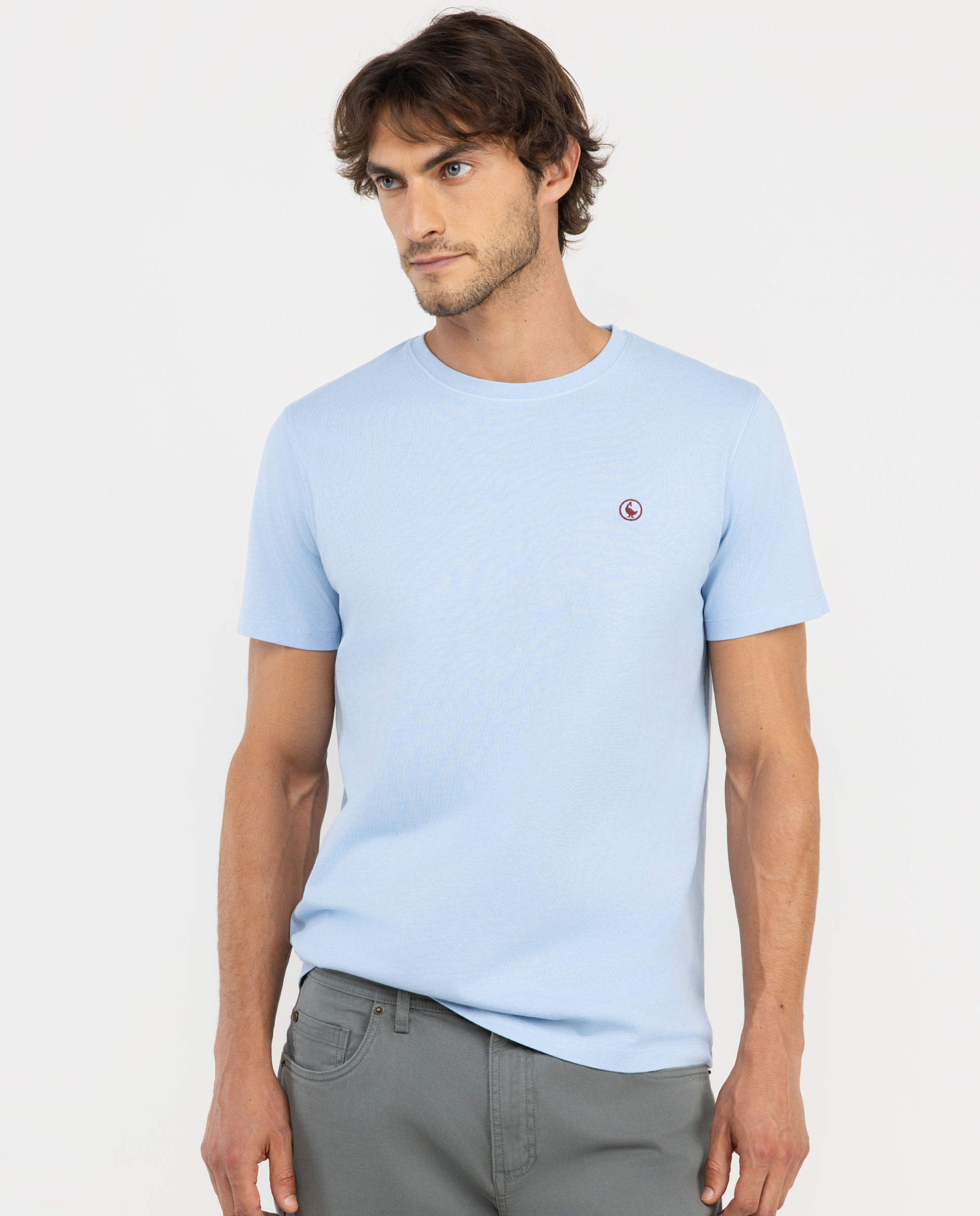 Camiseta Básica Celeste