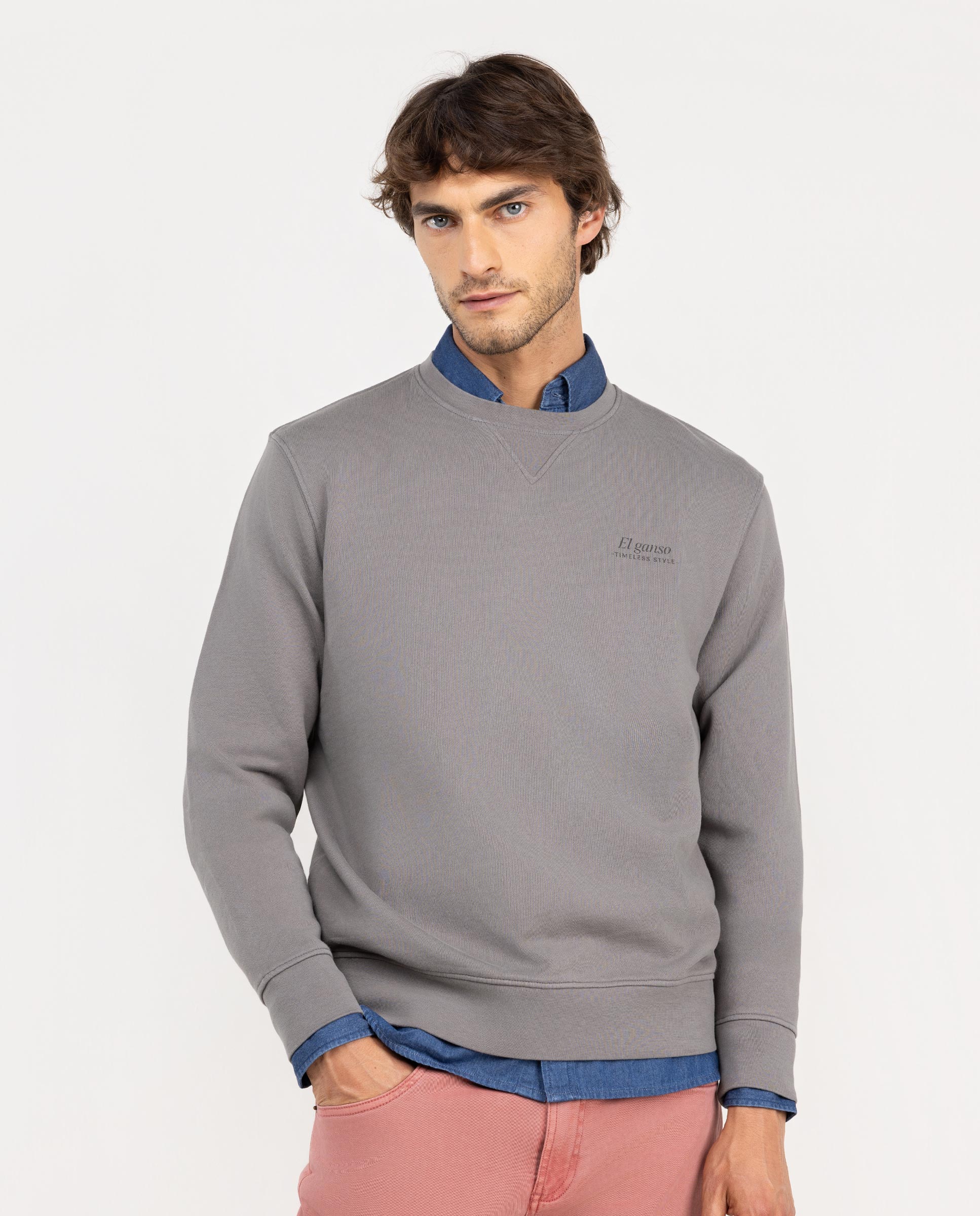 Sudadera Timeless Gris Antracita