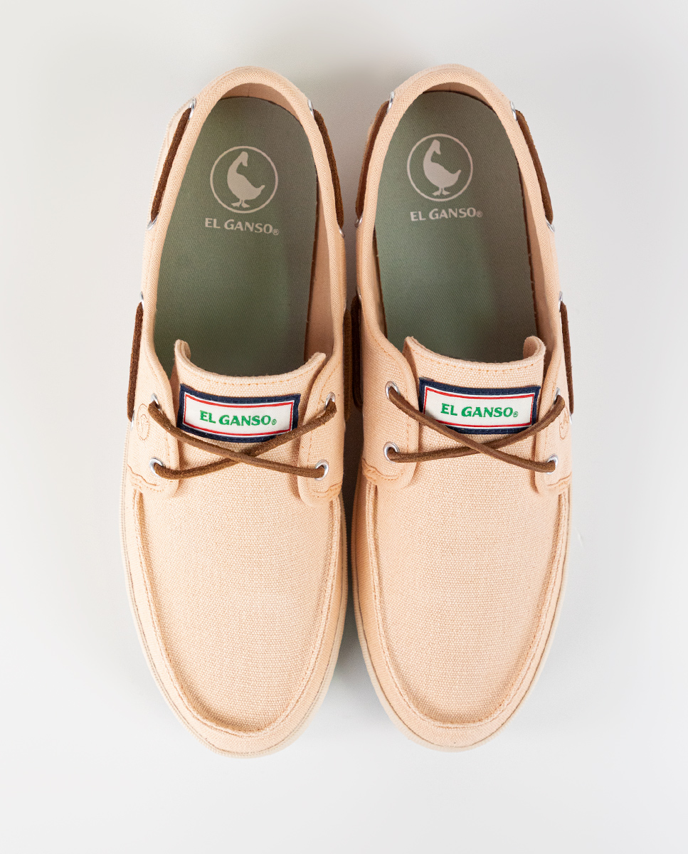 Naútico Sneaker Canvas Naranja