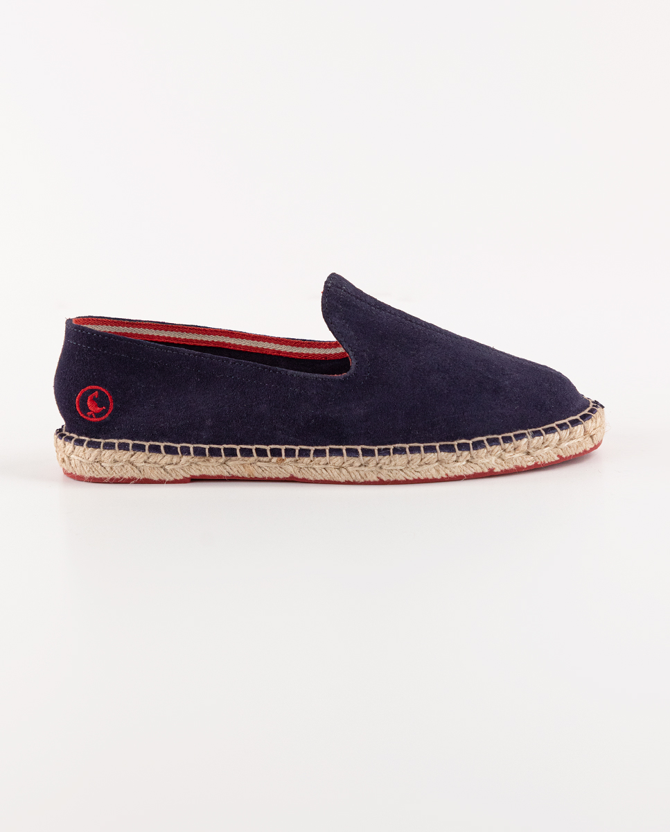 Espadrille de camurça azul marinho