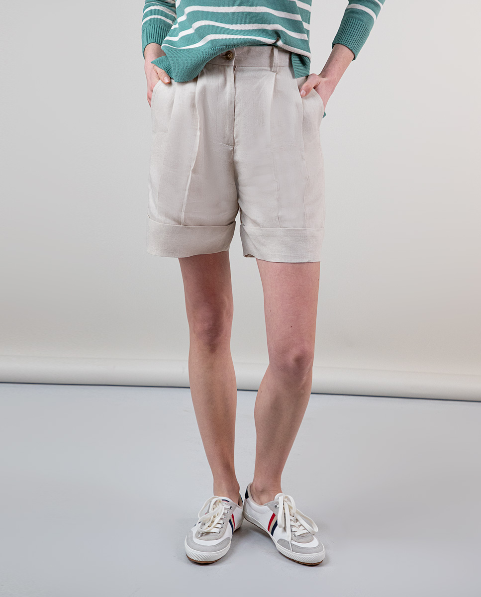 Bermuda Lino Bege