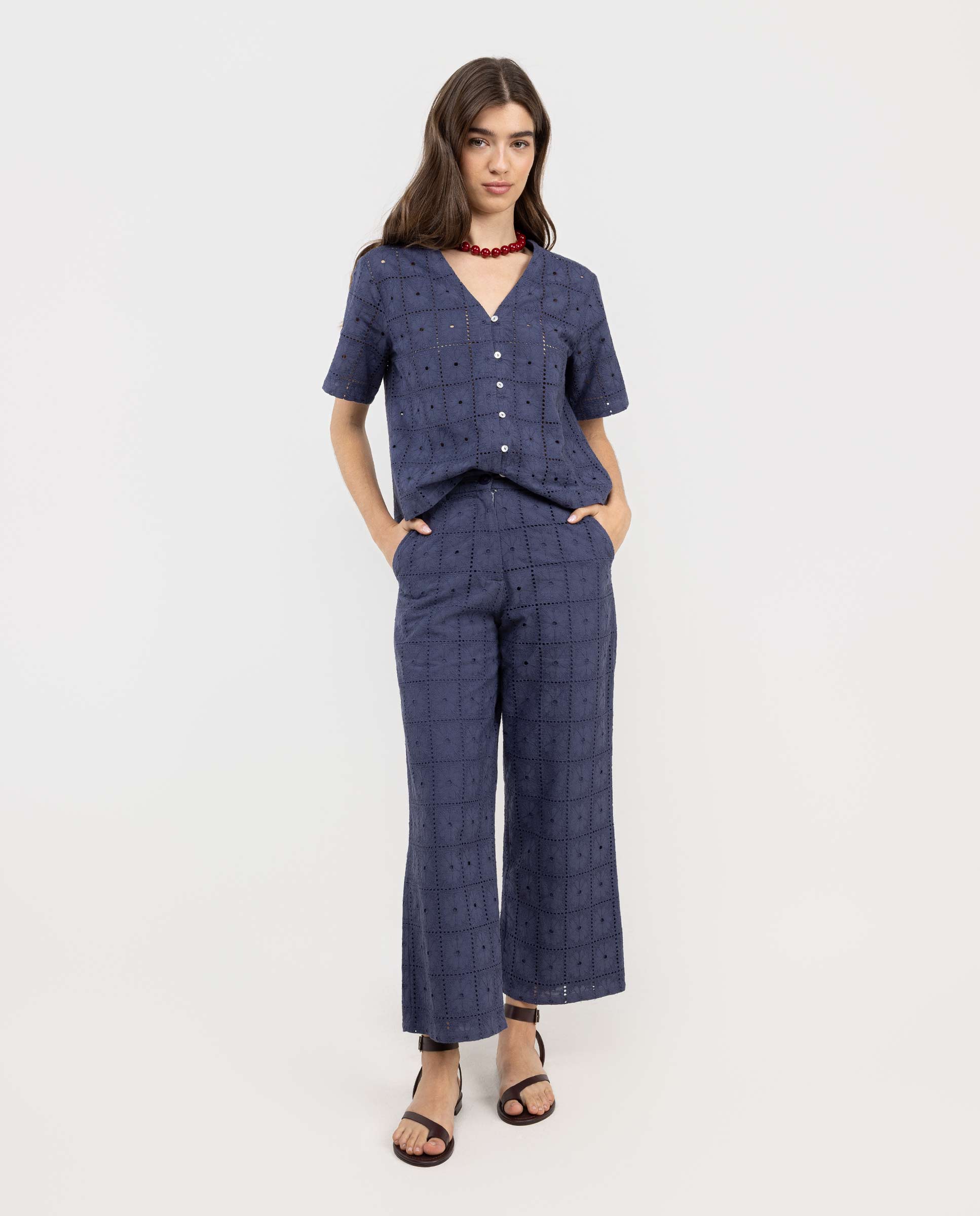 Maren Embroidered Trousers