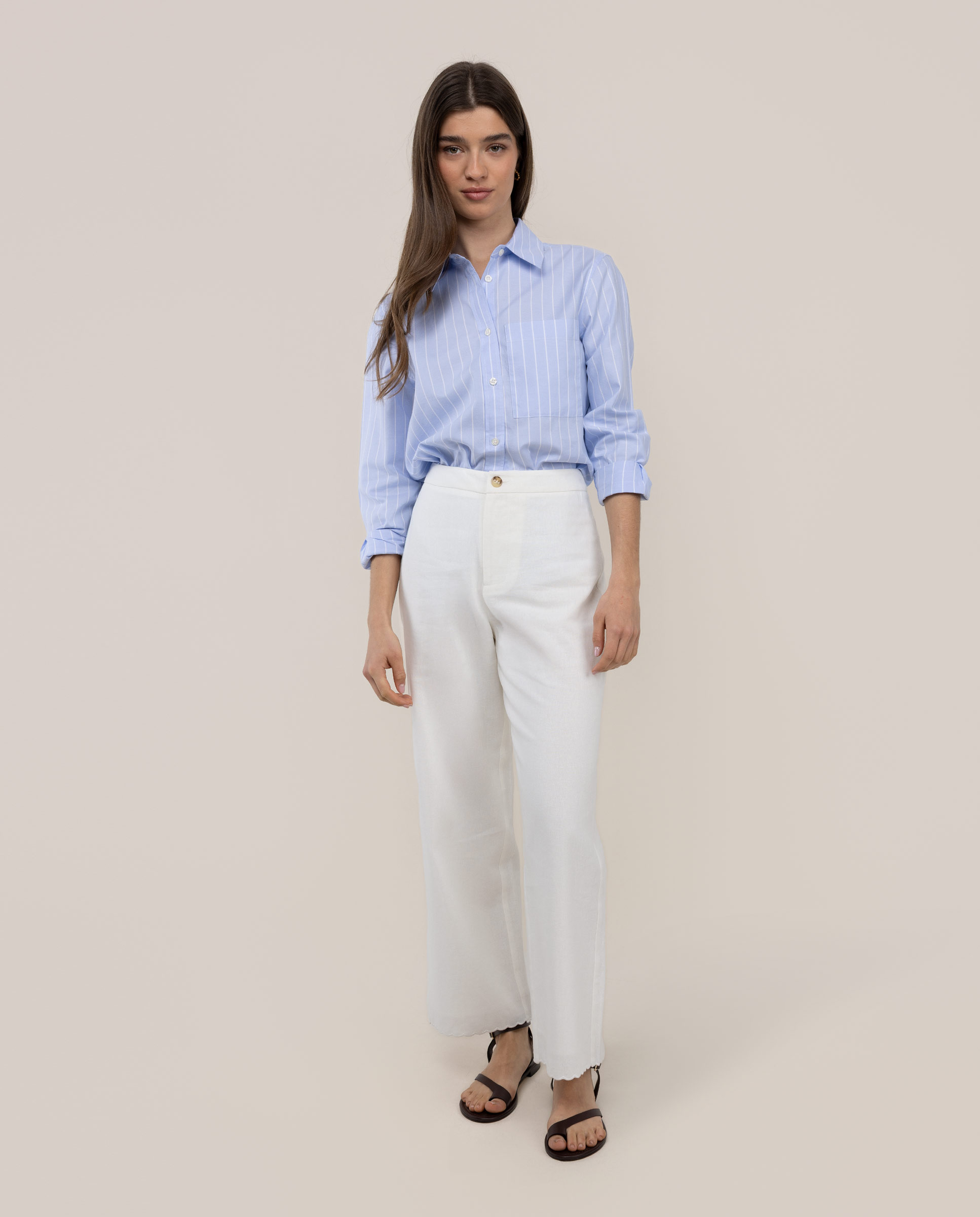 Camisa Maggie Raya Butcher