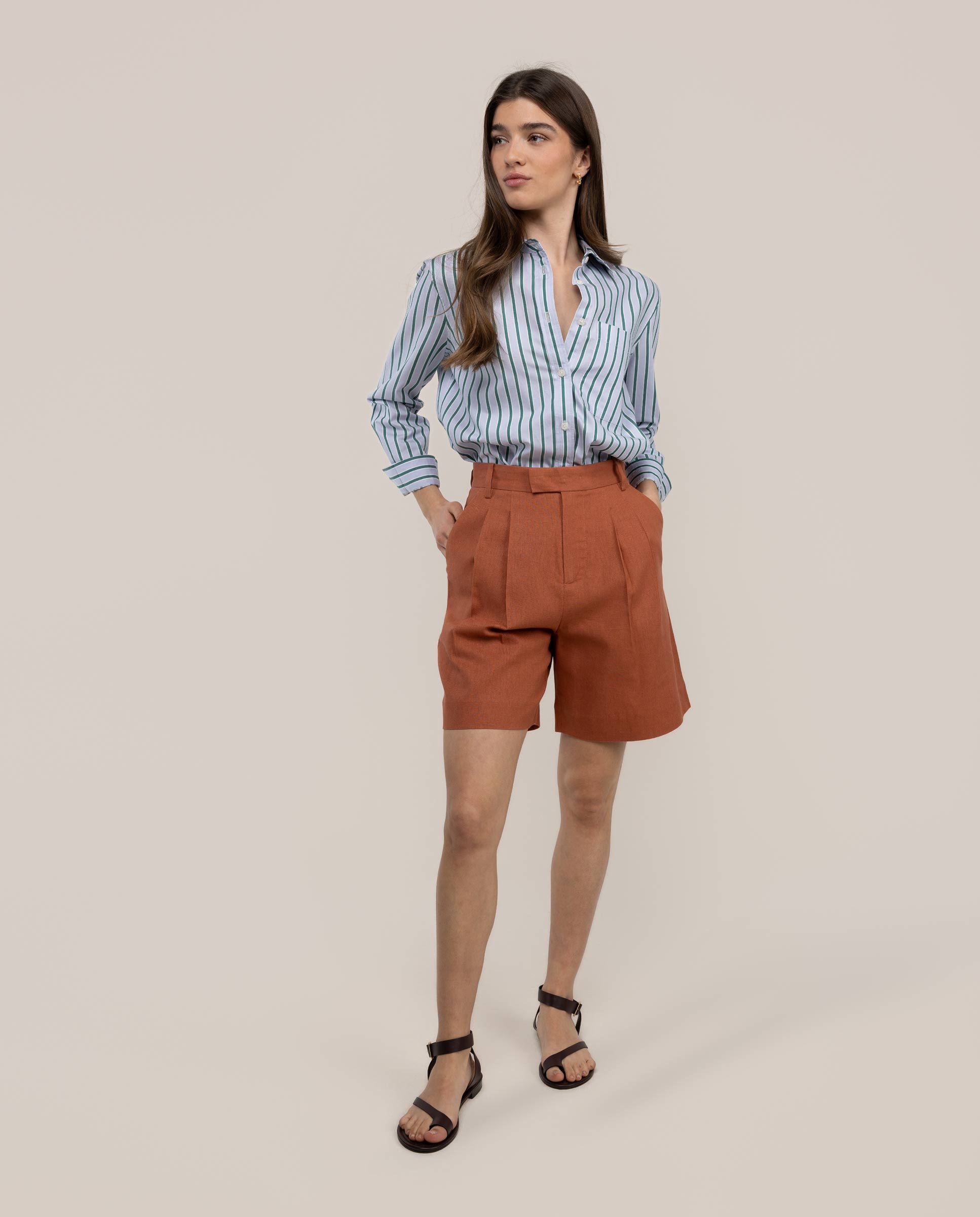 Camisa Jane Raya Verde