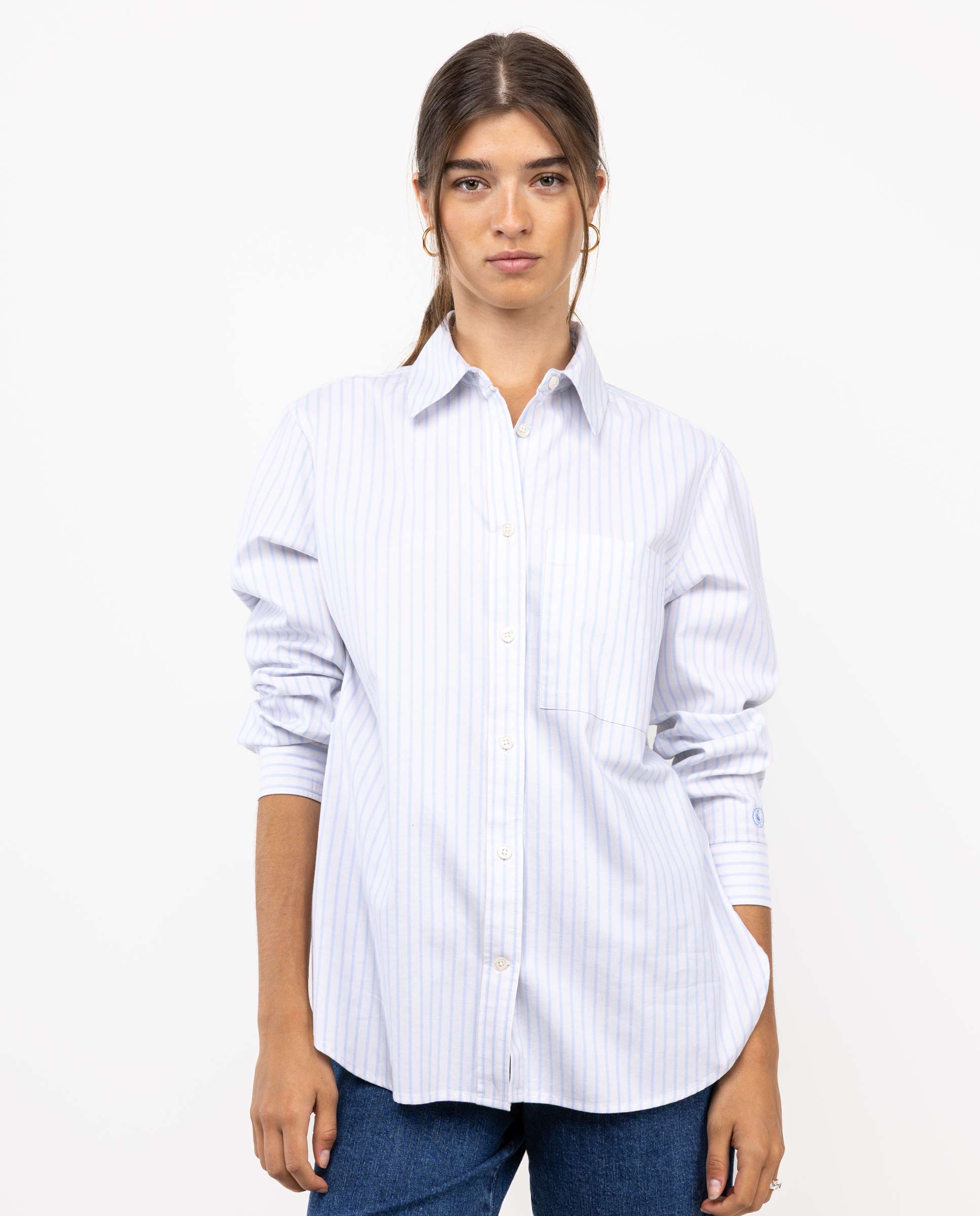 Camisa Amarilla Raya Butcher Azul