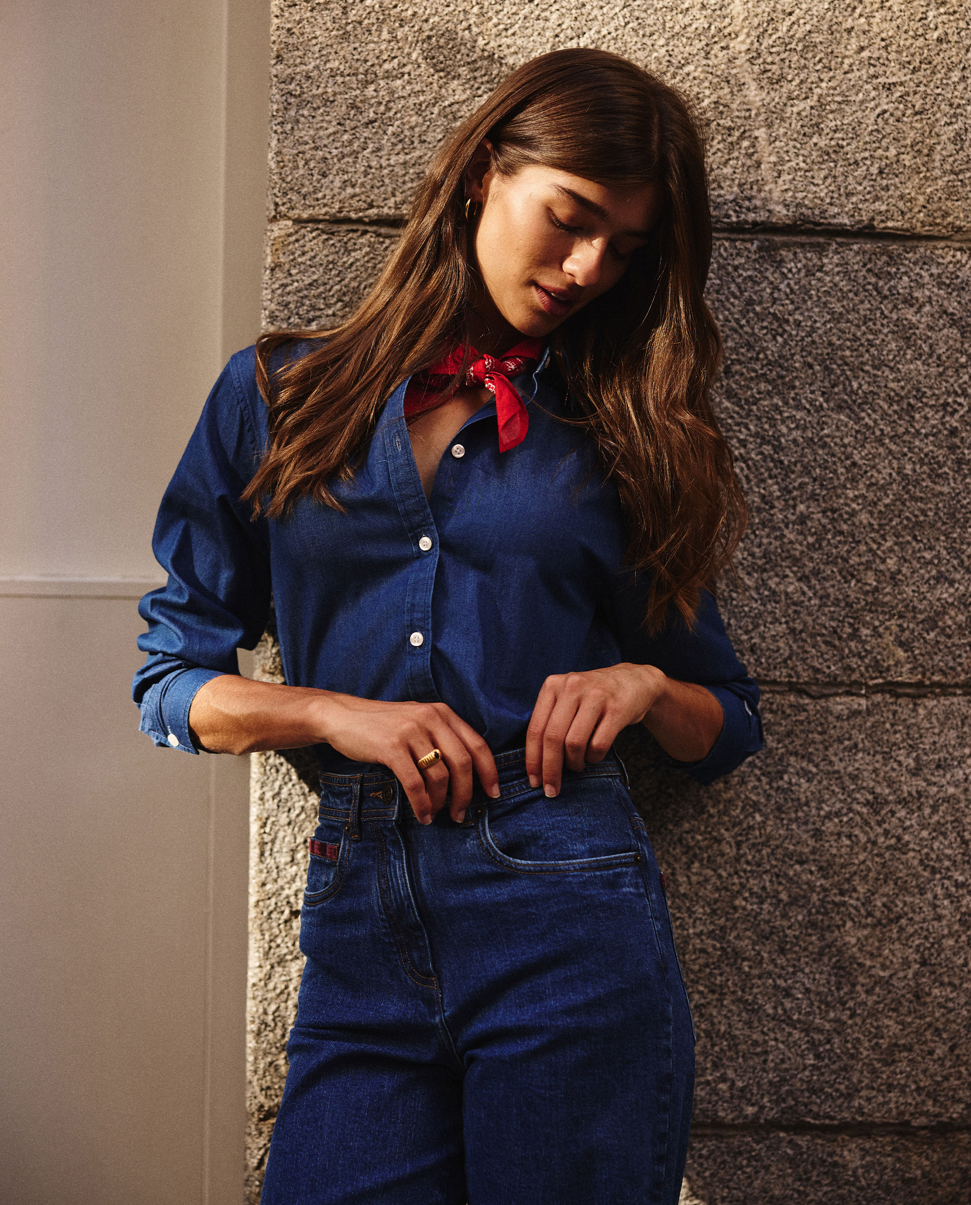 Double Dyed Denim Shirt