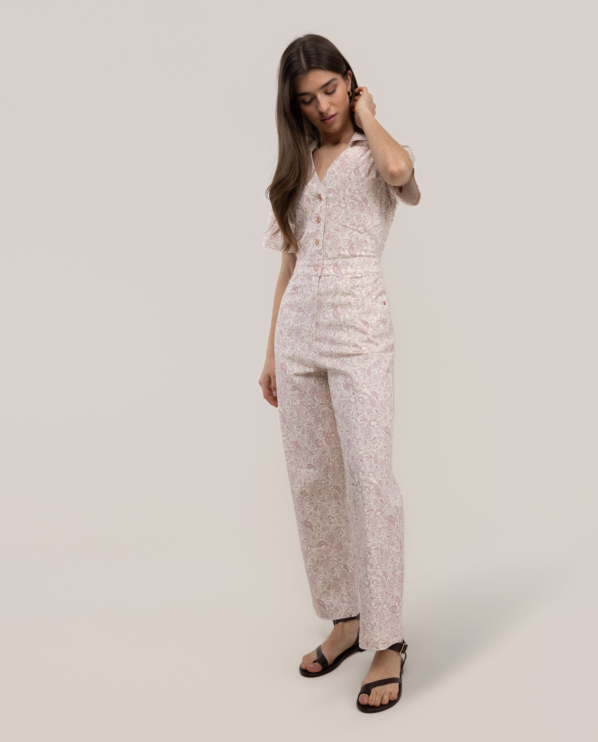 Alice Paisley Print Jumpsuit