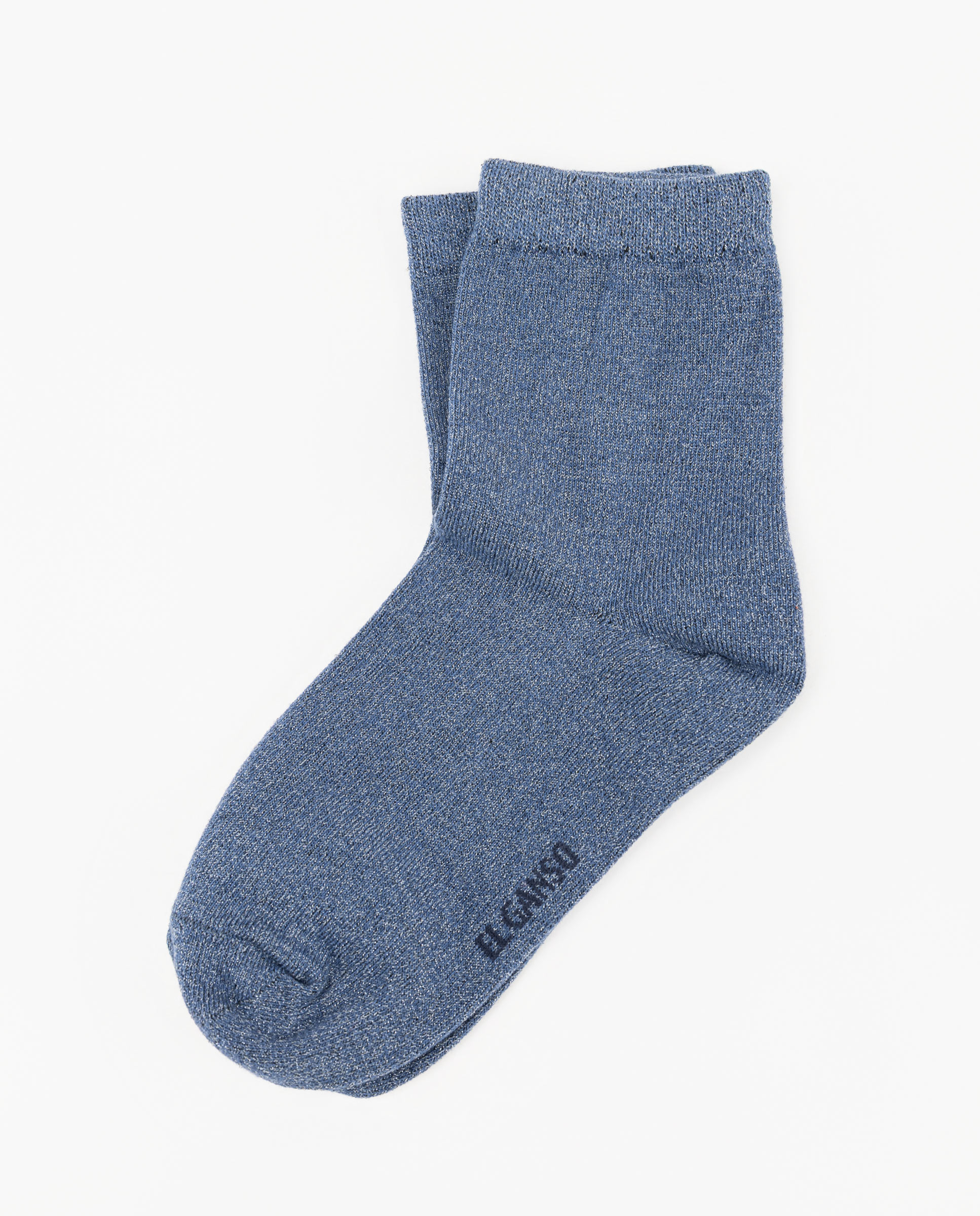 Calcetín Lurex Azul