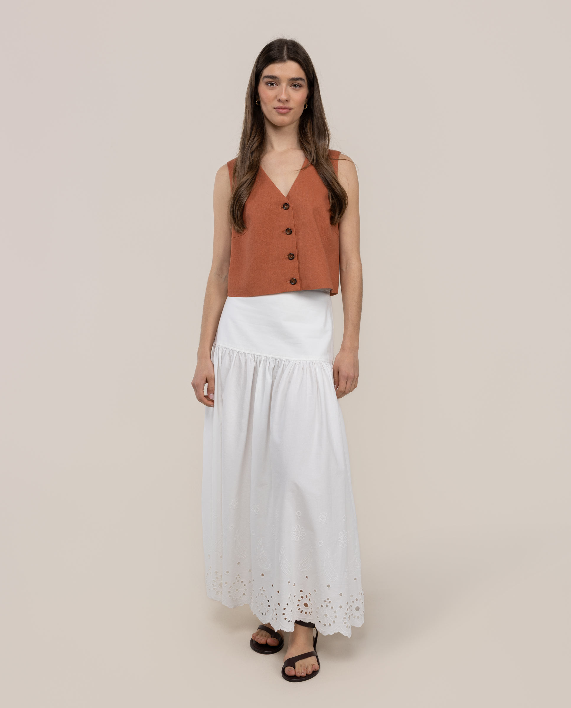 Benedetta White Skirt