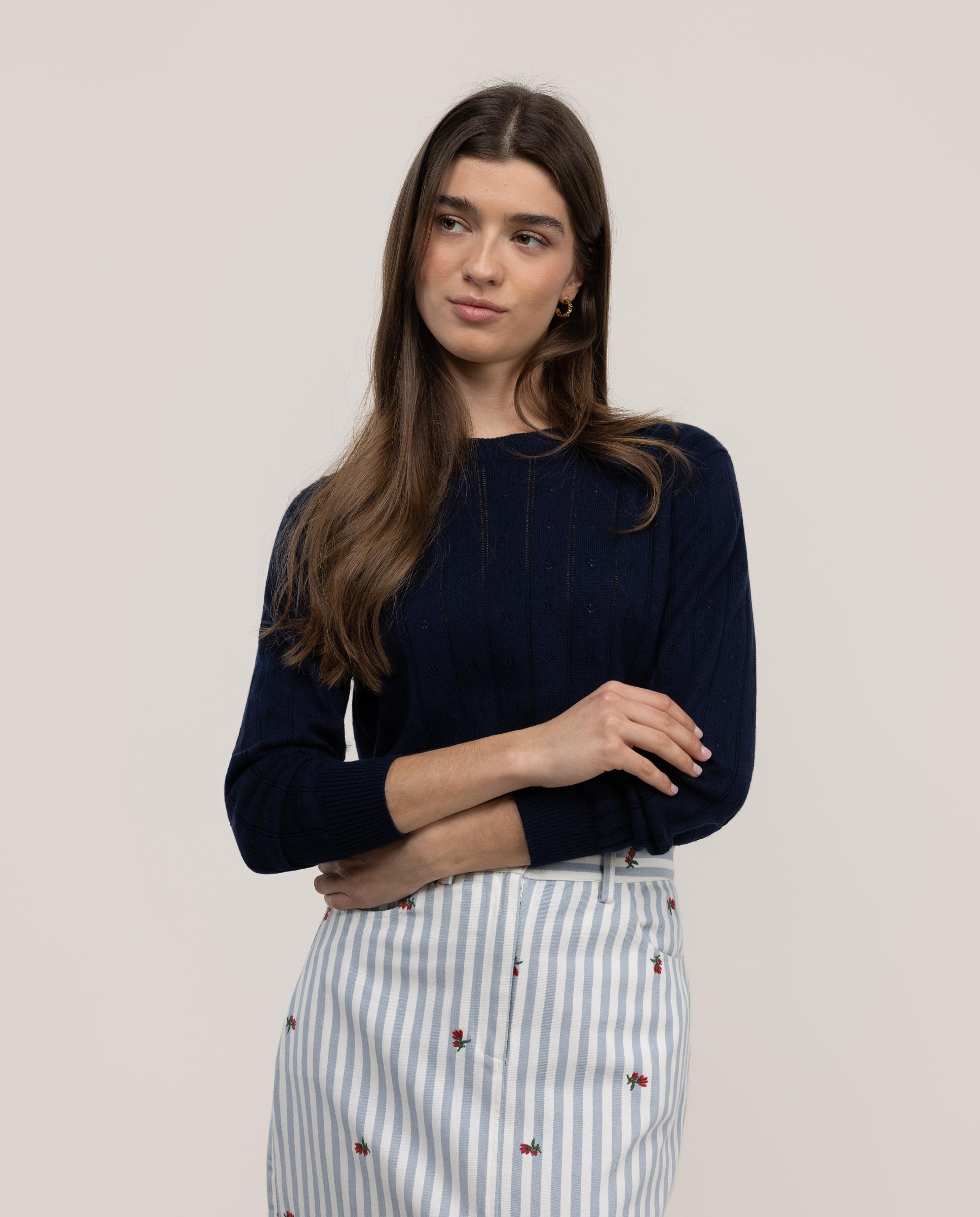 Audrey Openwork Jersey