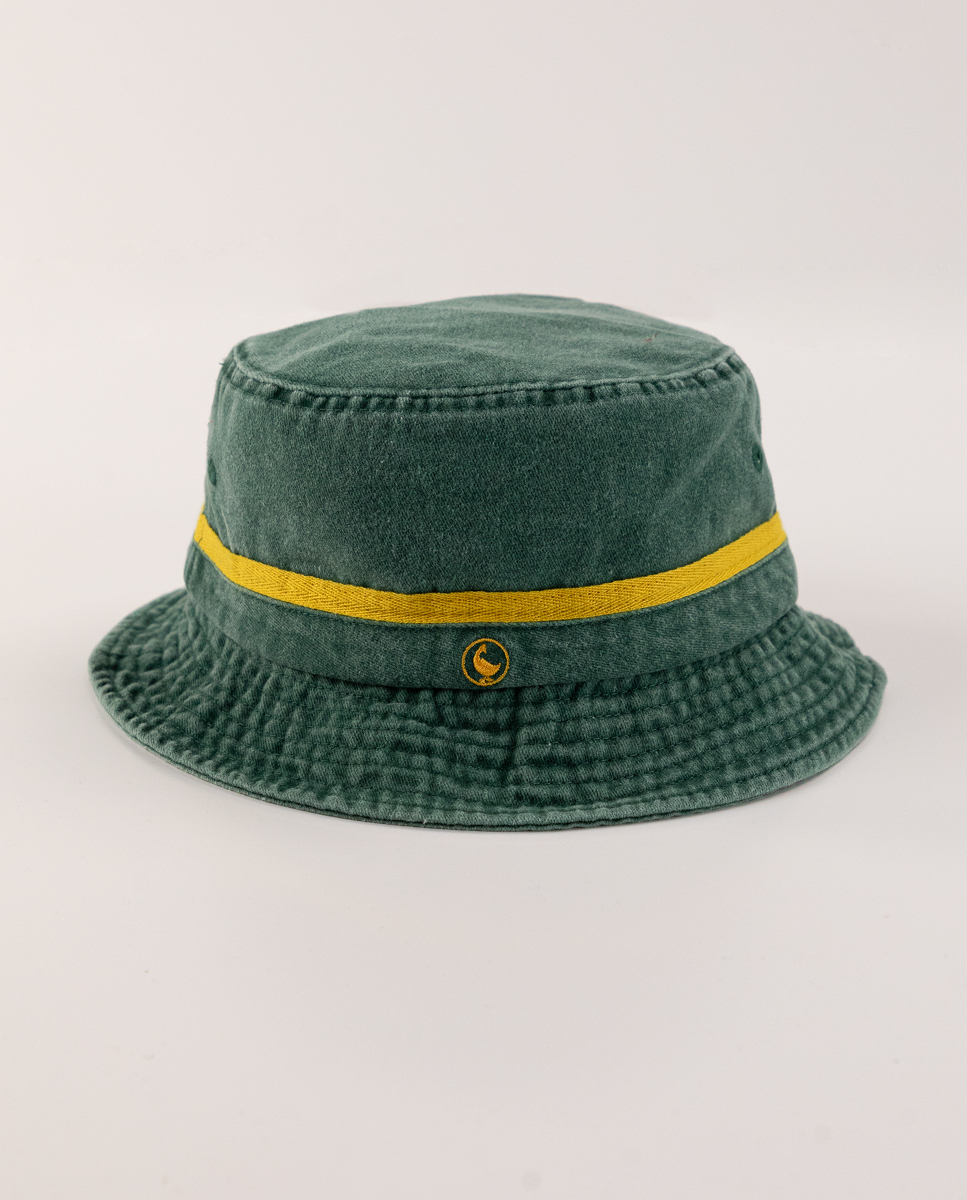 Balde de lona verde lavada