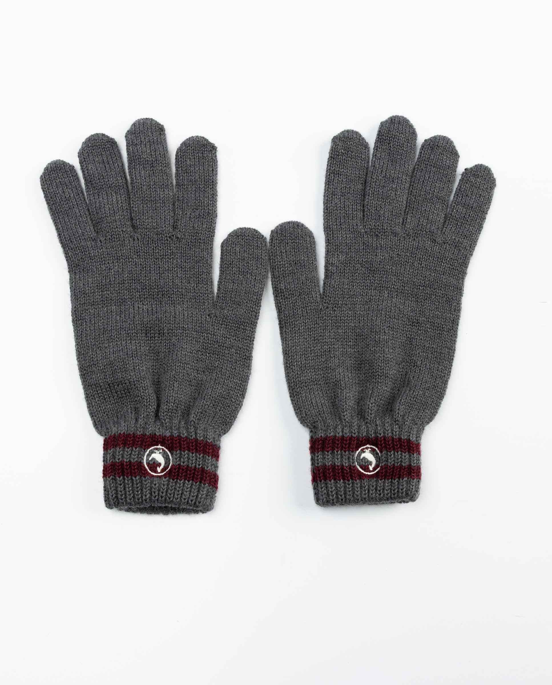 Grey Wool Gloves