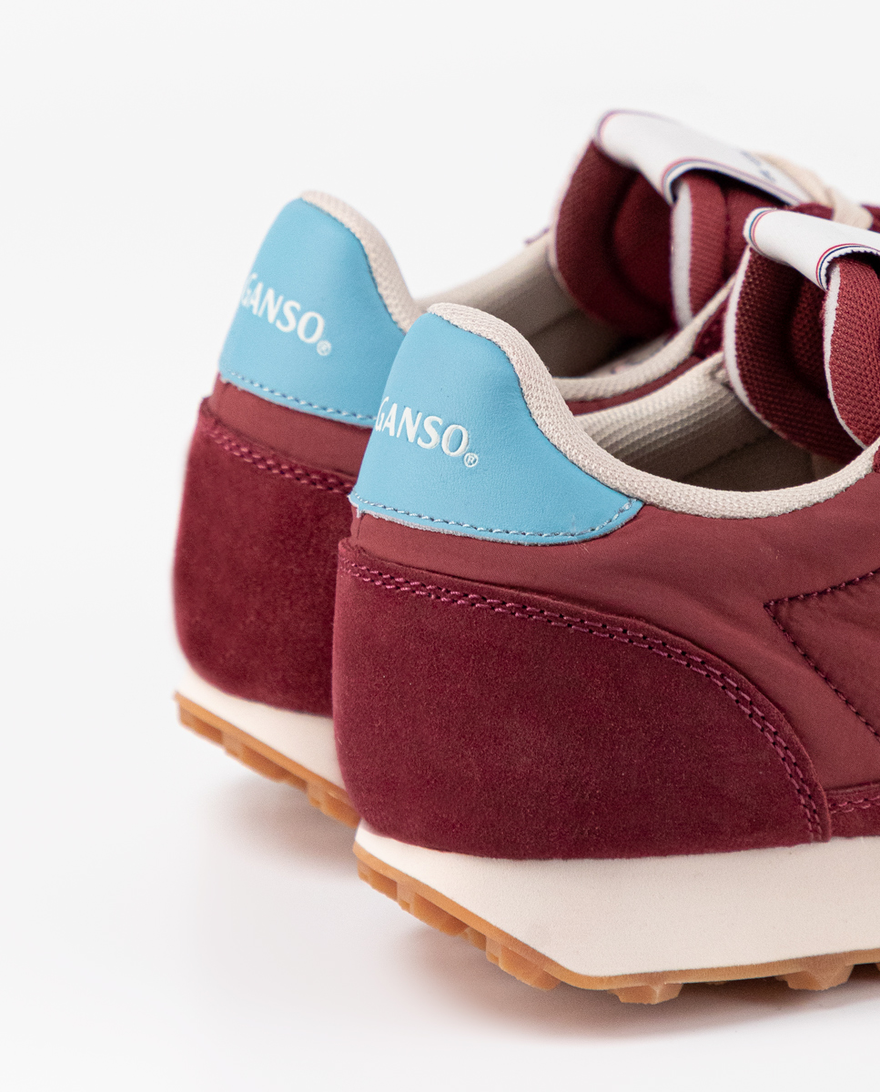 Burgundy Forest Sneakers