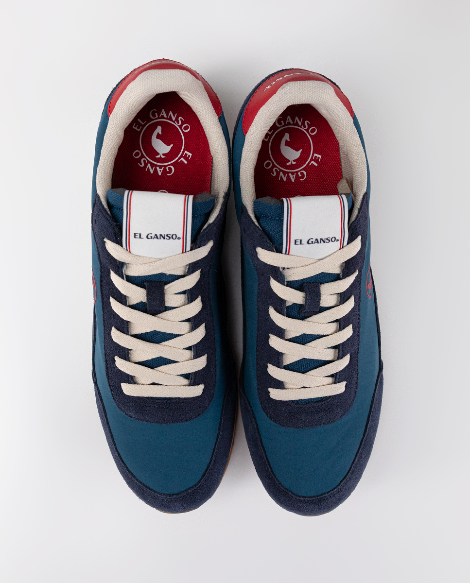 Navy Forest Sneakers