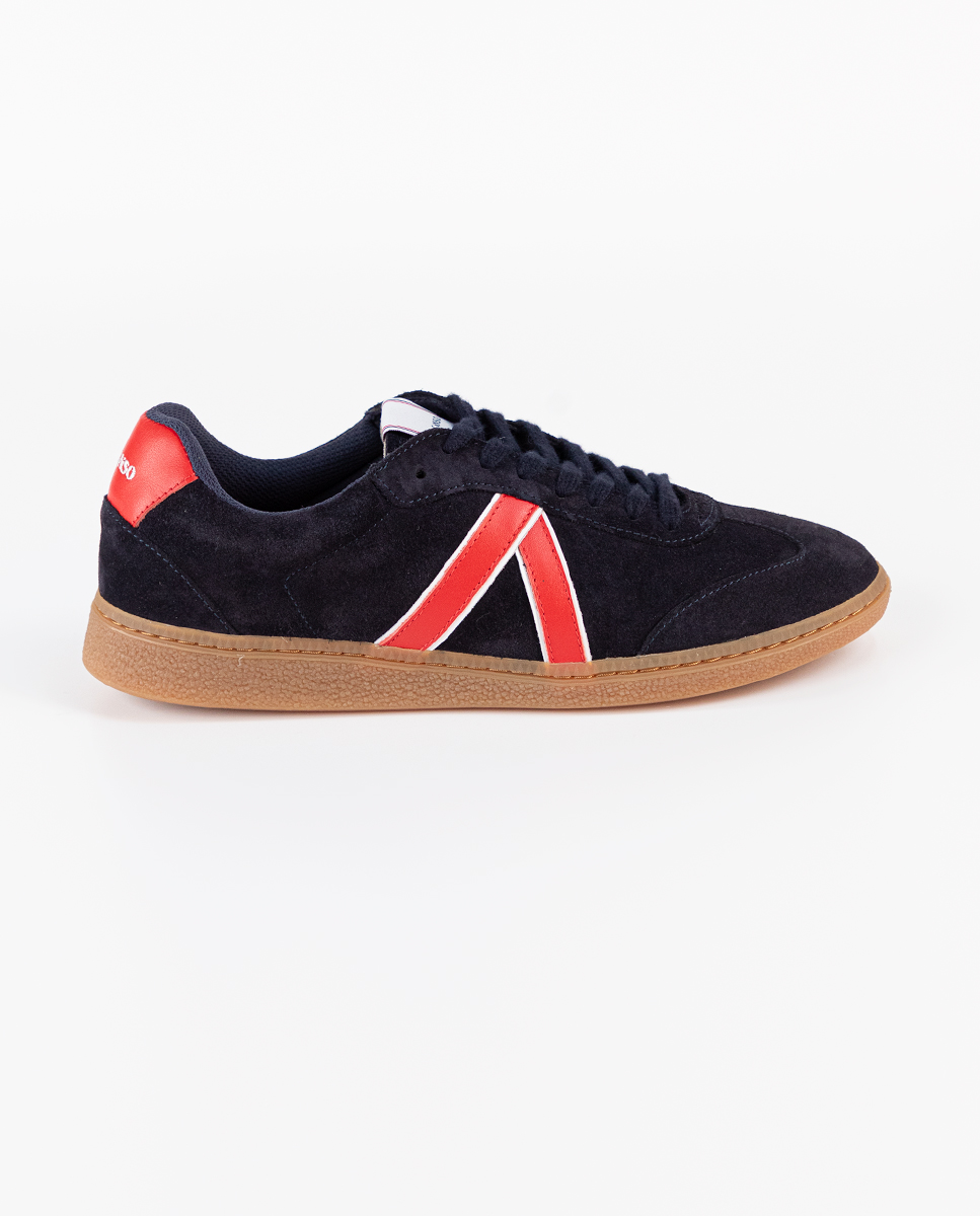 Navy Suede Seventies Sneakers